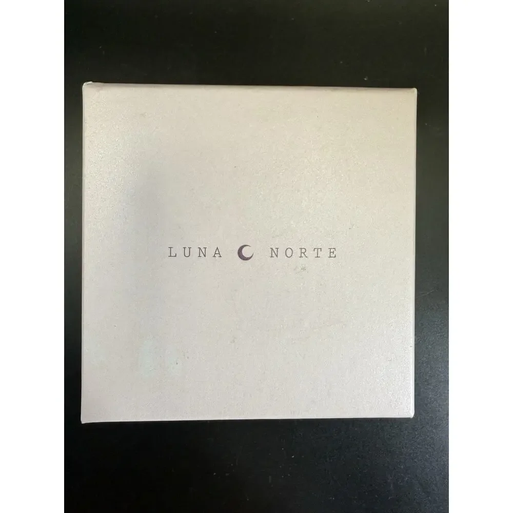 NIB Luna Norte Genuine Druzy Quartz Necklace Set Brass 16” 17” L + 2”